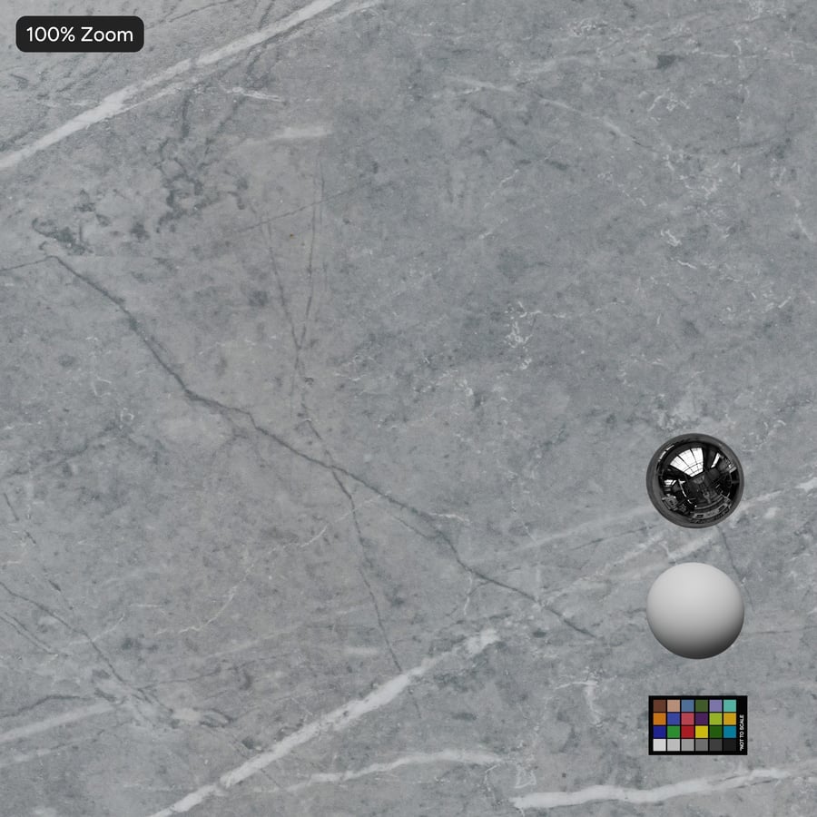 Polished Marble Slab Texture, Grey