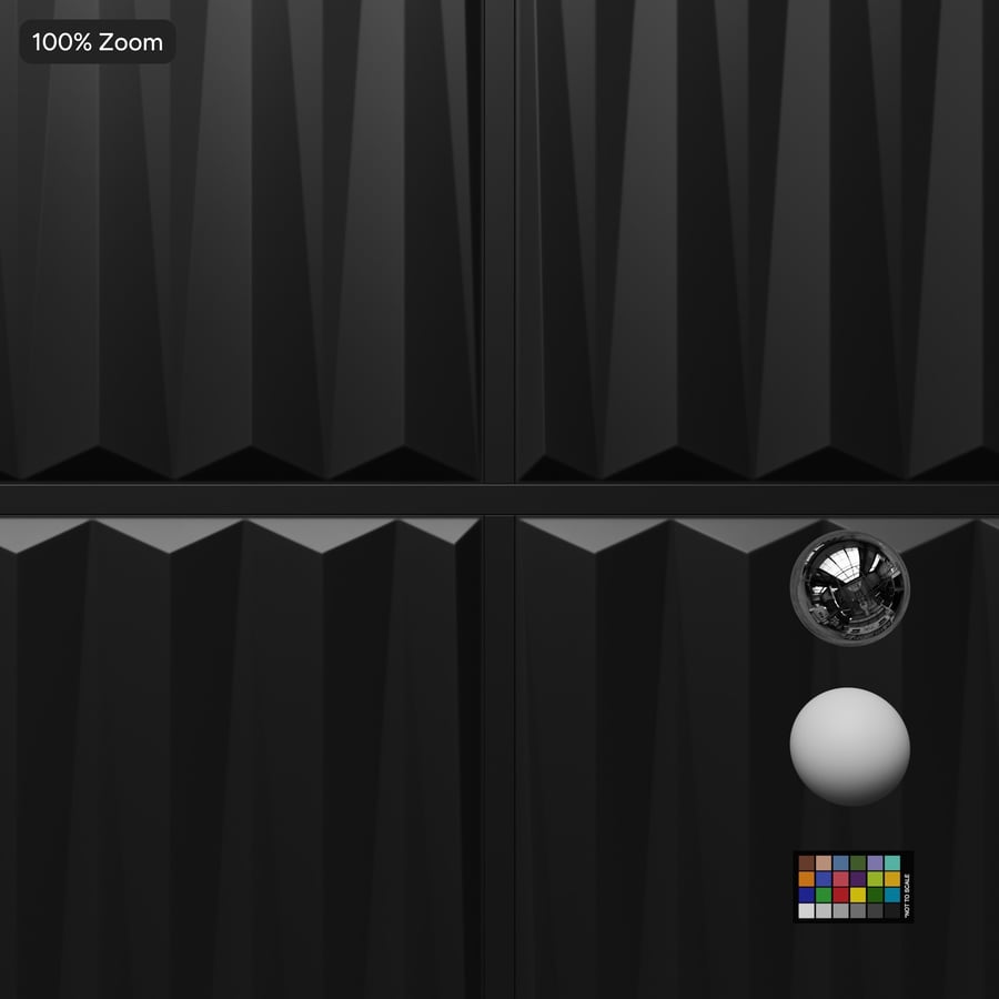 Dart Tile Ceiling Texture, Black