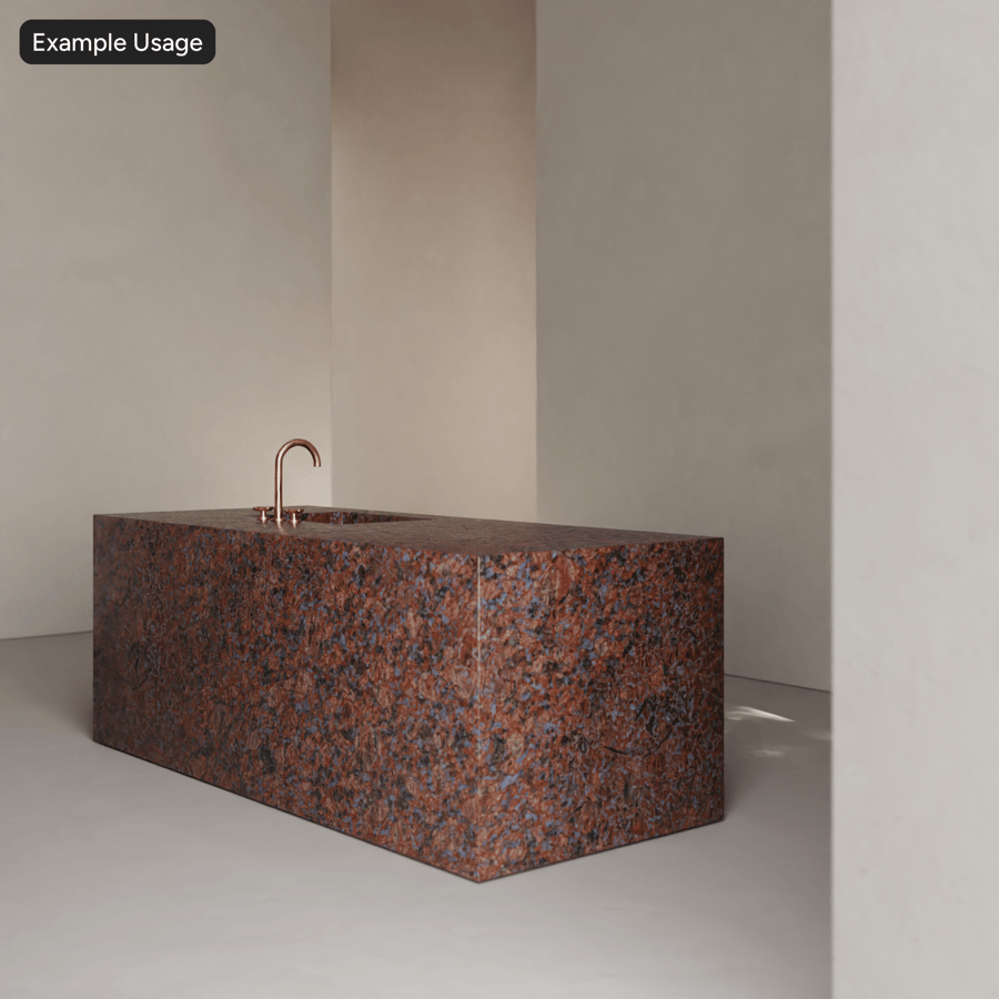 Granite Slab Texture, Mahogany