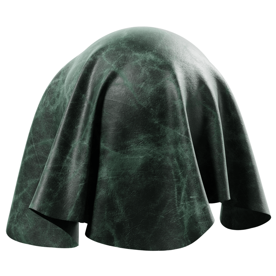 Velvet Vintage Leather Texture, Green
