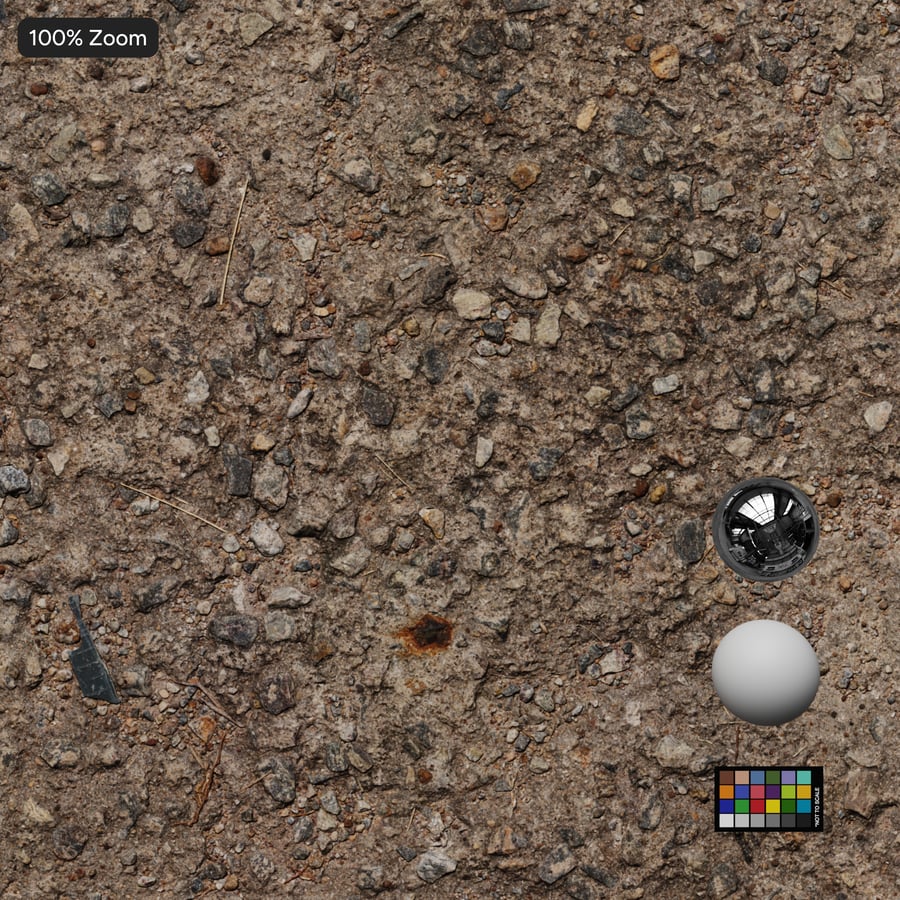 Dirty Chunky Aggregate Asphalt Texture