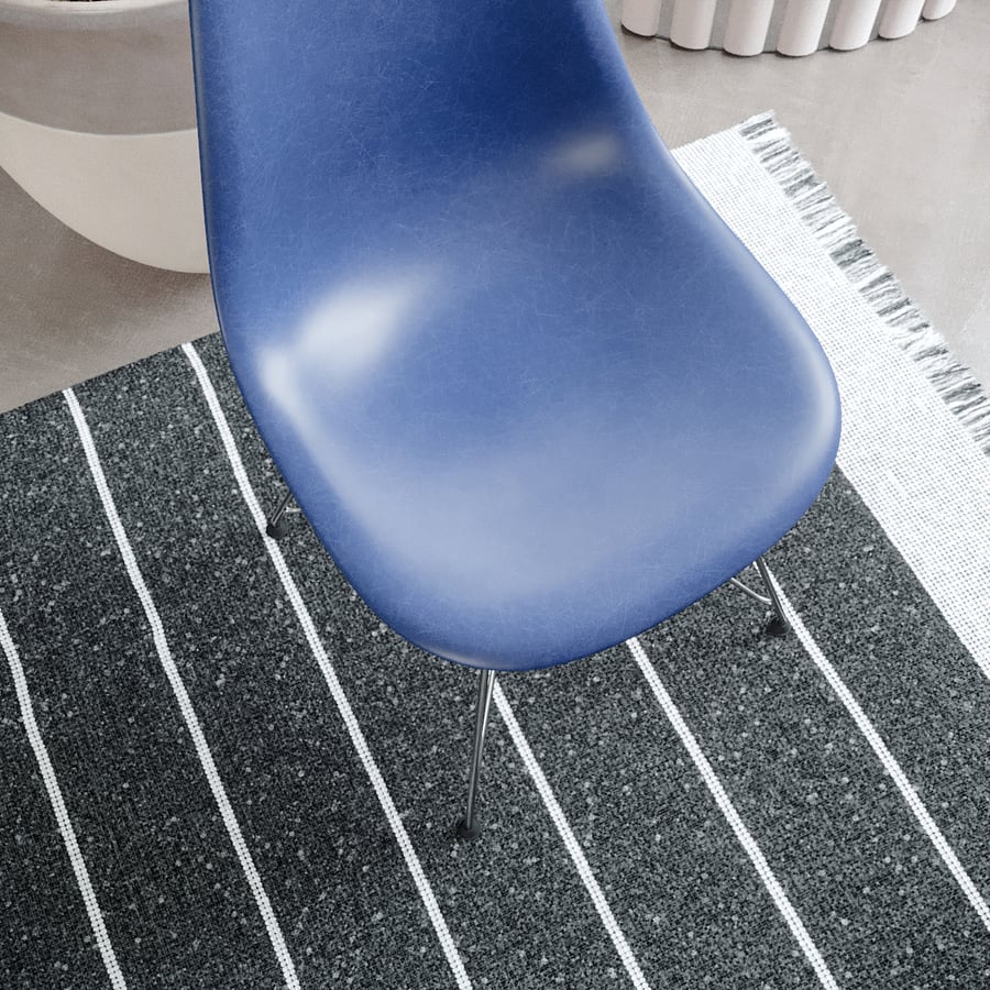 Replica Egg Chair Model, Blue