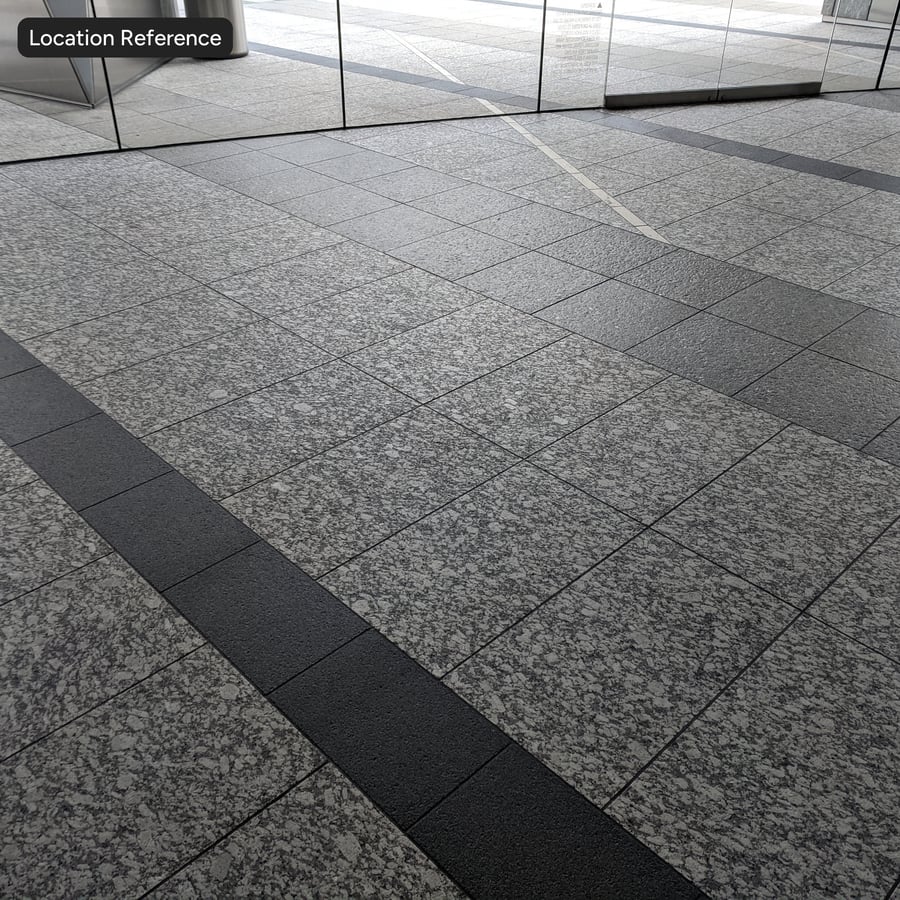 Speckled Stone Tile Floor Texture, Light Grey