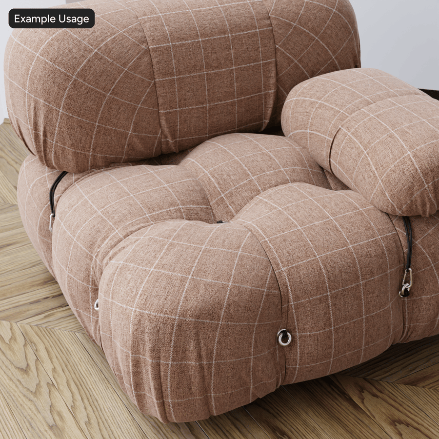 Twill Weave Upholstery Fabric Texture, Brown