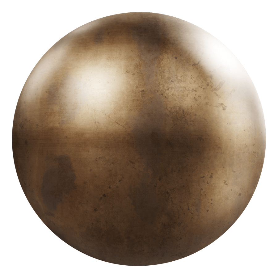 Dull Brass PBR Material - Download Texture for Free