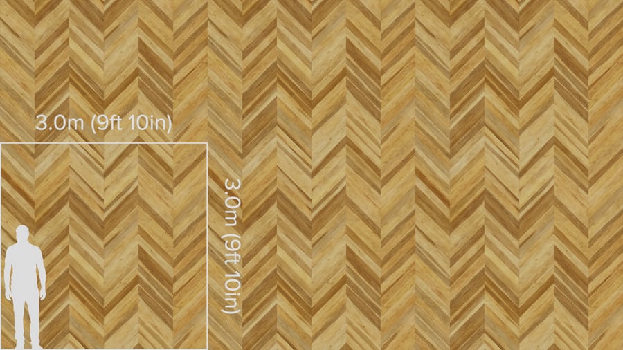 Chevron Poplar Wood Board Texture, Beige