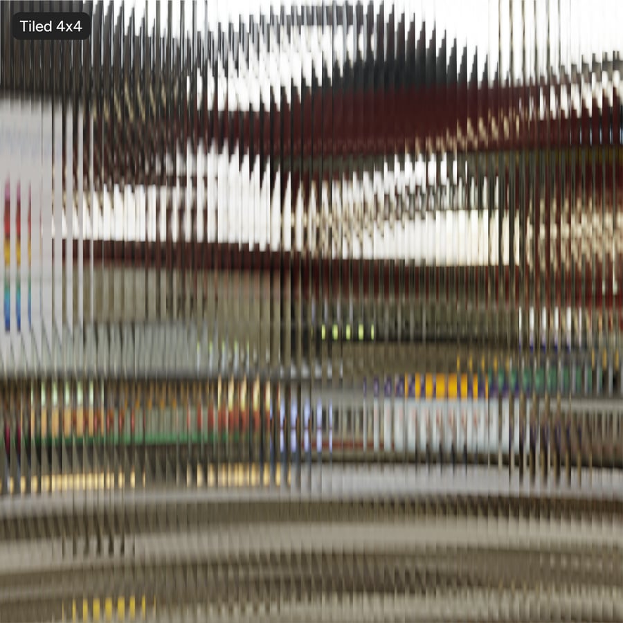 Heldere decoratieve lijn rietglazen textuur