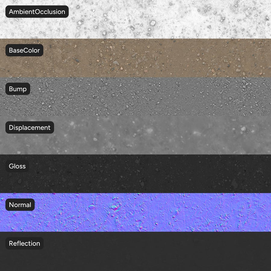 Textura de solo rochoso arenoso