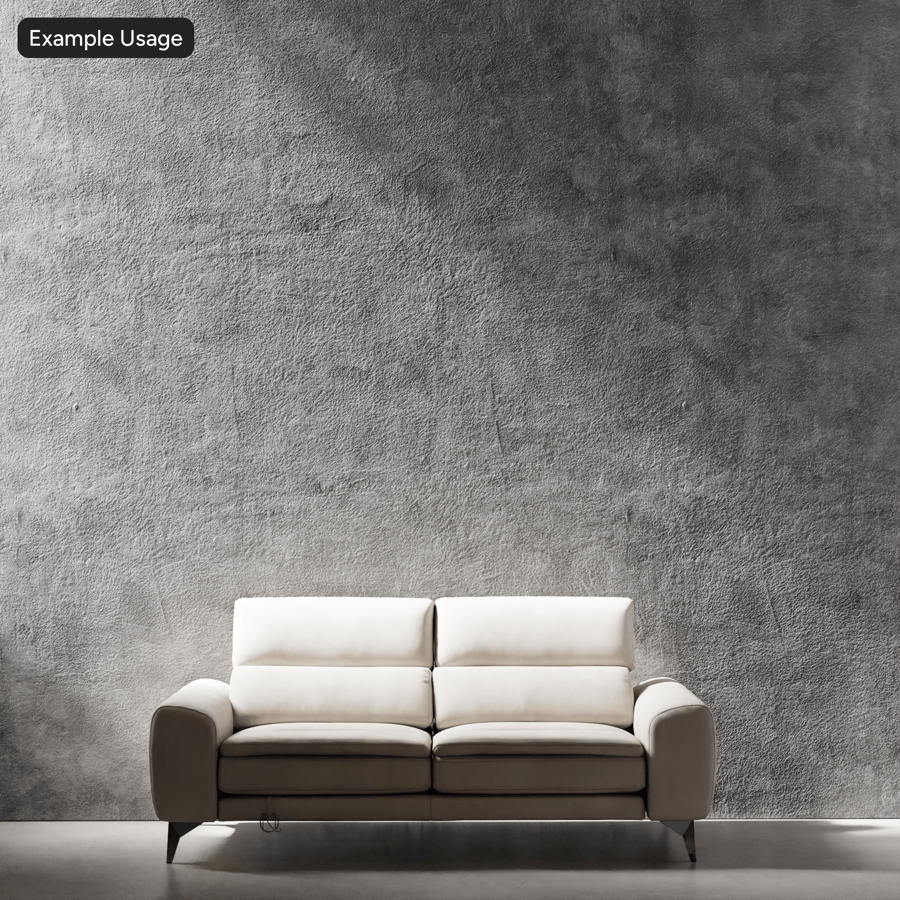 Troweled Stucco Wall Texture, Dark Grey