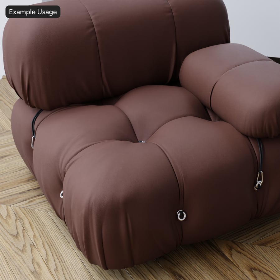 Textura de couro nobuck, marrom chocolate