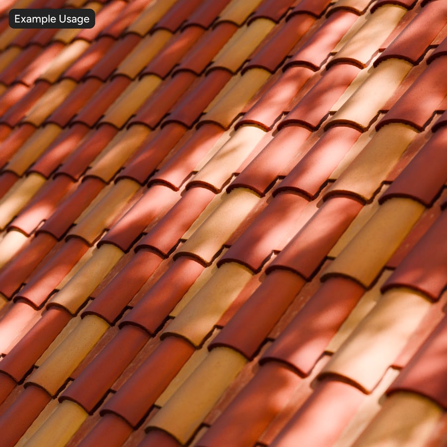 Terracotta Roof Tiles Texture, Red