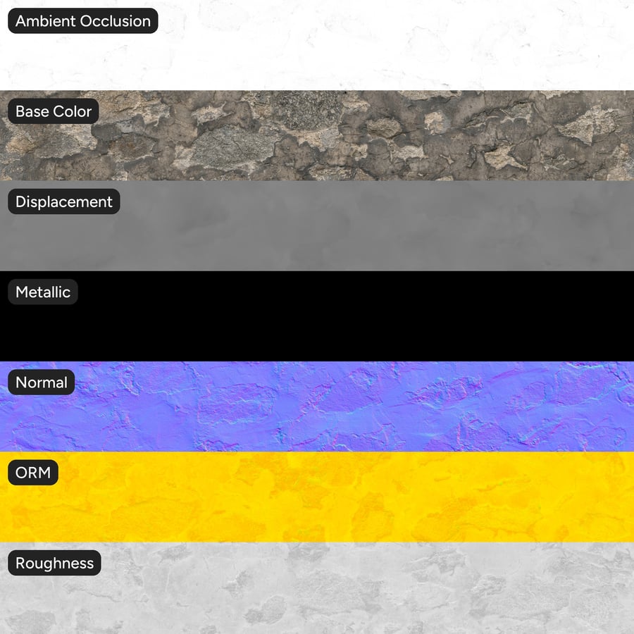 Verwitterte Bruchsteinmauer-Textur, Grau