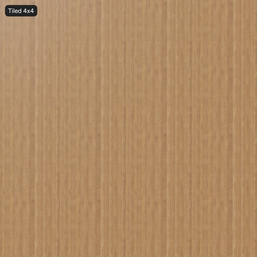 Texture lisse du bois Accoya, chaleureuse