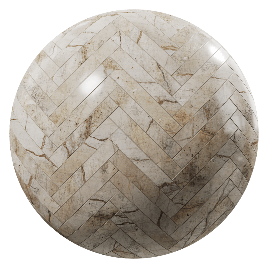 Honed Herringbone Tiles San Pedro Marble Texture