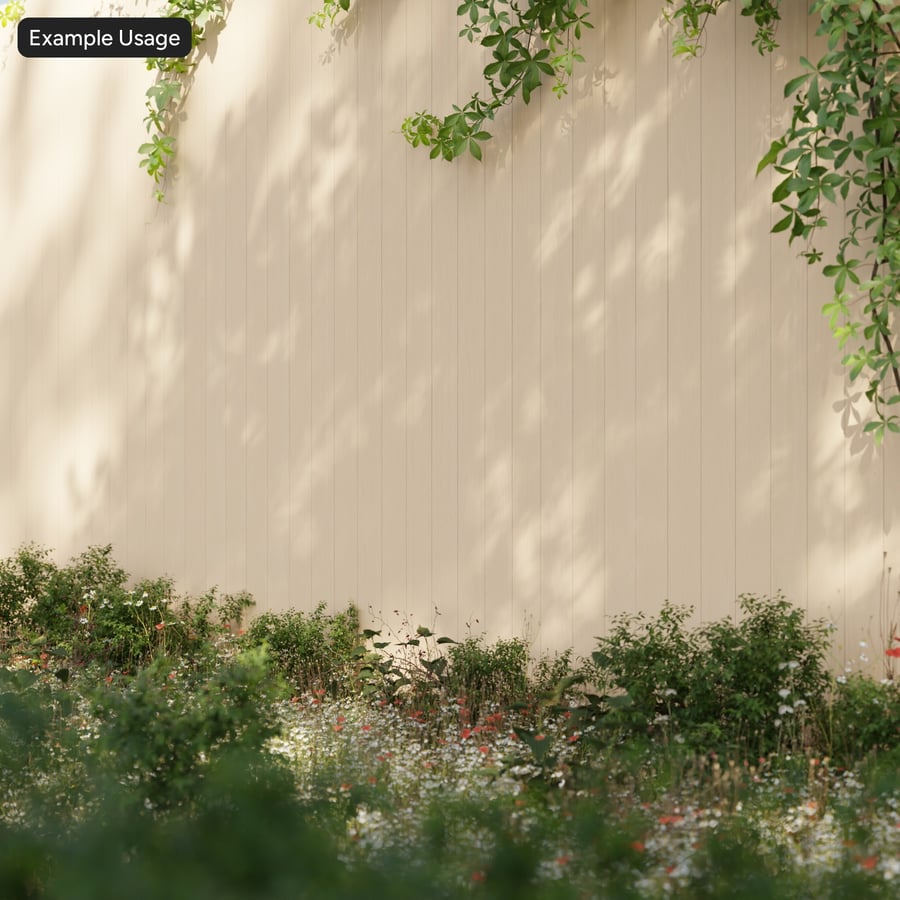 Texture lisse pour plancher en bois Accoya, ivoire