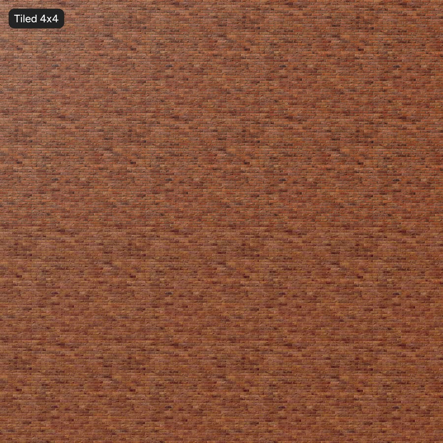 Heritage Running Bond Brick Wall Texture, оранжевый
