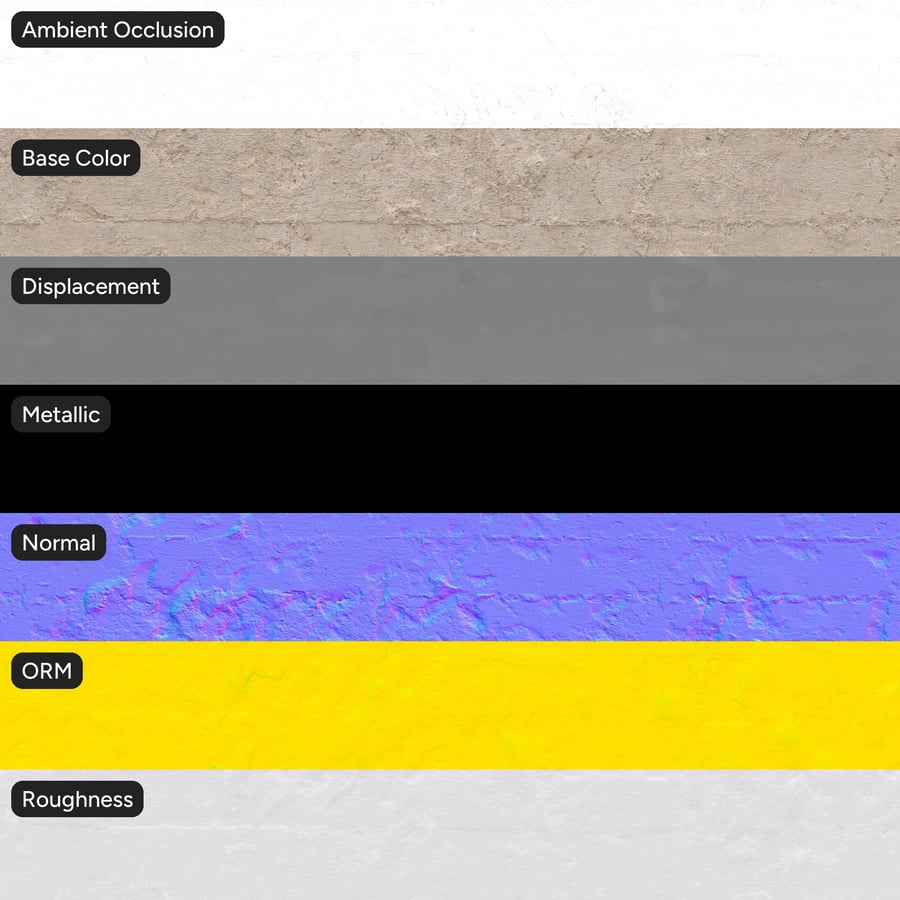 Textura de parede de concreto aparente com marcas de fôrma danificada