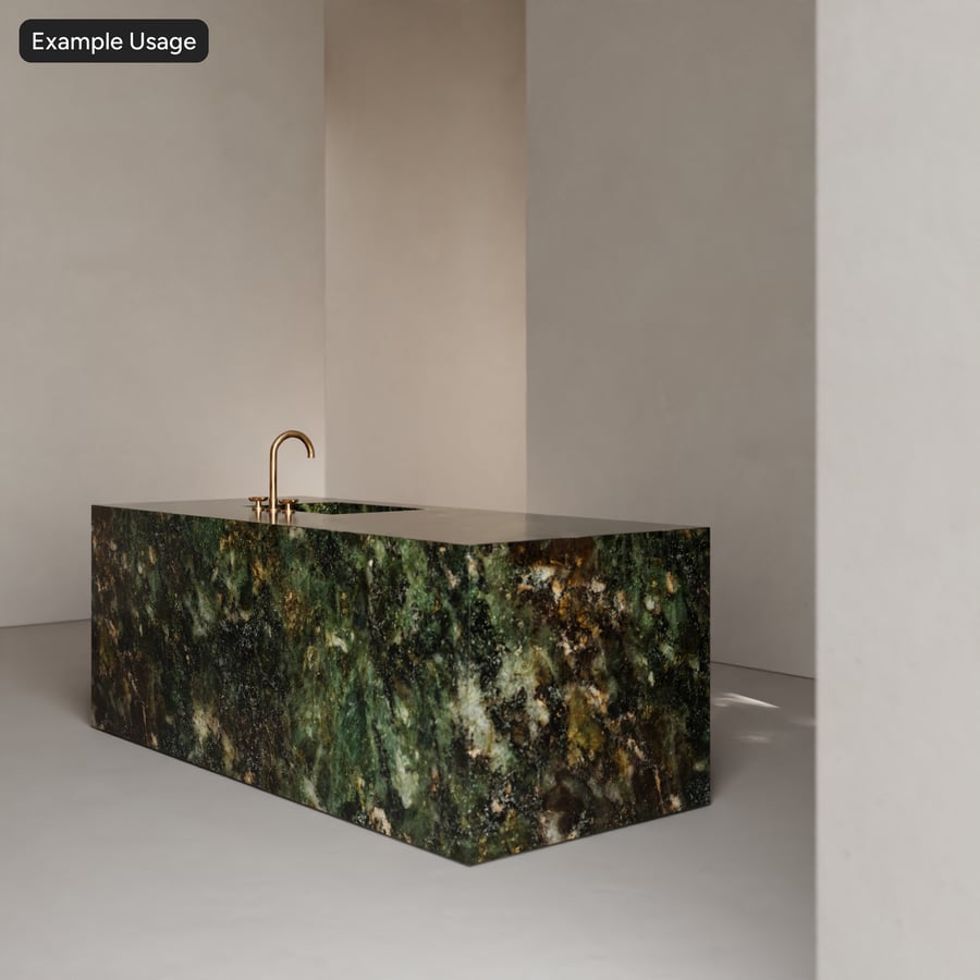 Textura de pedra quartzito polida, verde musgo