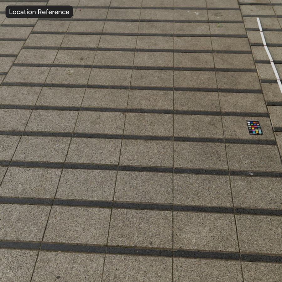 Textura de pavimento pavimentado com desvio alinhado, cinzento e preto