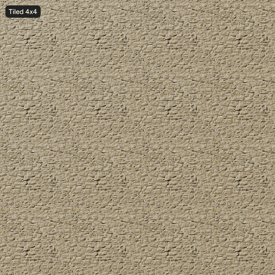 Rough Rubble Sandstone Wall Texture, Yellow