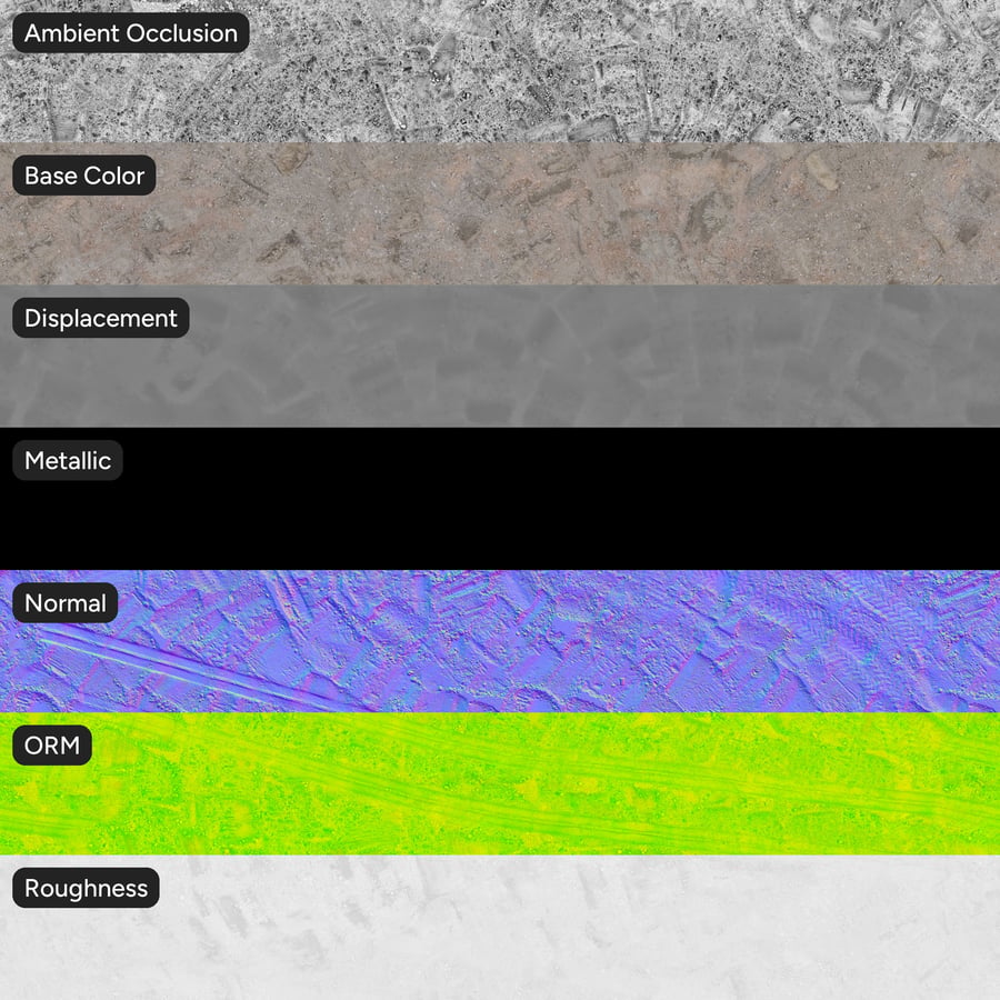 Compacted Sandy Loam Dirt Texture, Red Brown