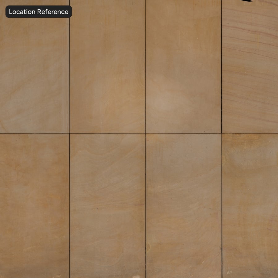 Limestone Polished Tile Wall Texture, Warm Ivory