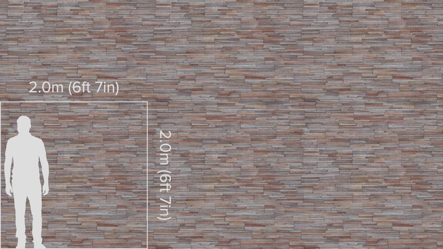 Smooth Amber Falls Ledger Stone Wall Texture