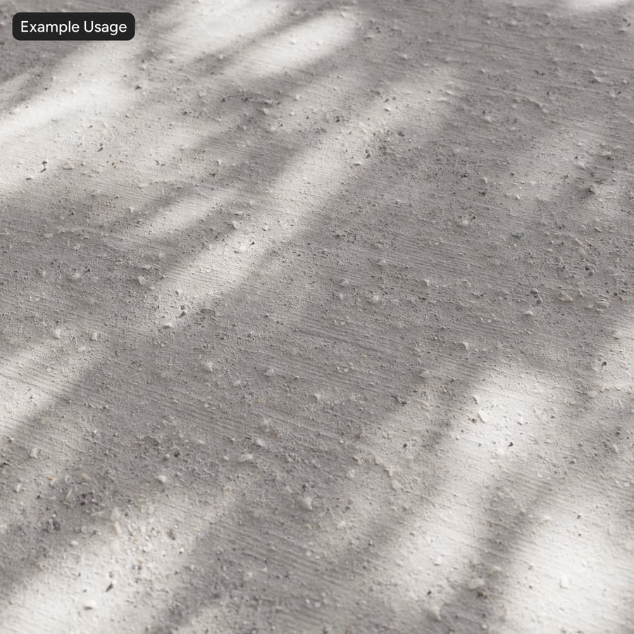 Compacted Aggregate Dirt Road Texture, Cream Beige