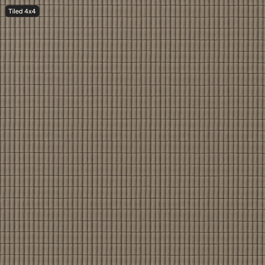Ineenlopende betonnen dakpan textuur, warm grijs