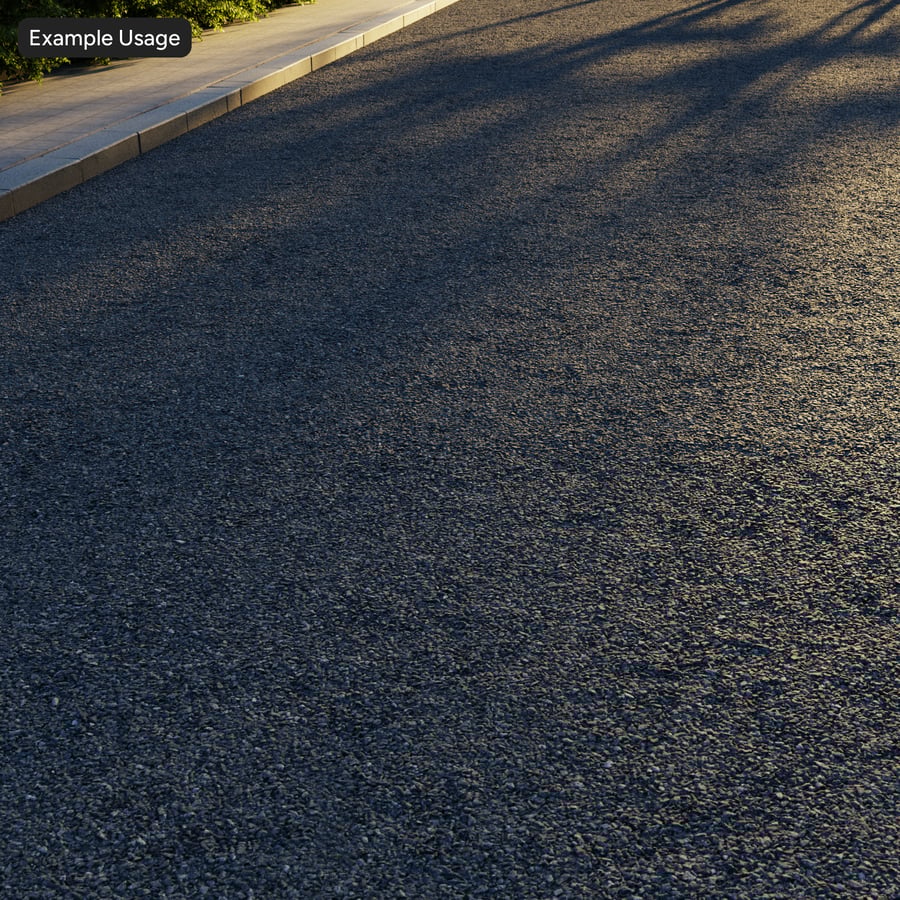 Texture de gravier compacté, gris