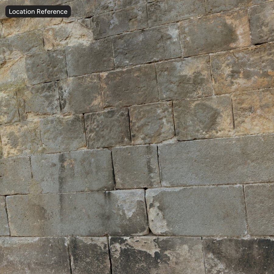 Old Stone Block Wall Texture