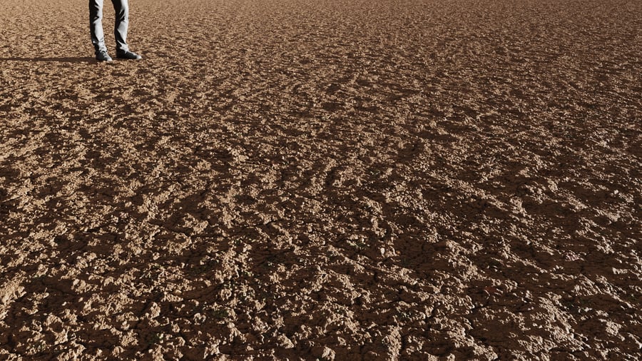 Cracked Dirt Ground Texture