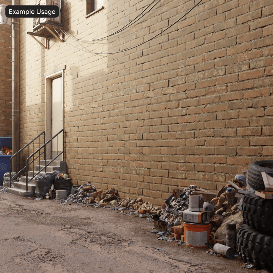 Oude bakstenen muurstructuur