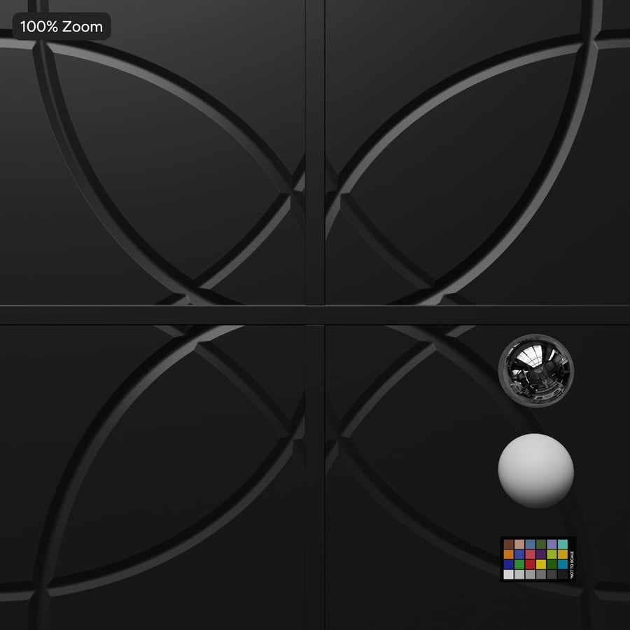 Dalle de vinyle à motifs géométriques pour plafond, grise