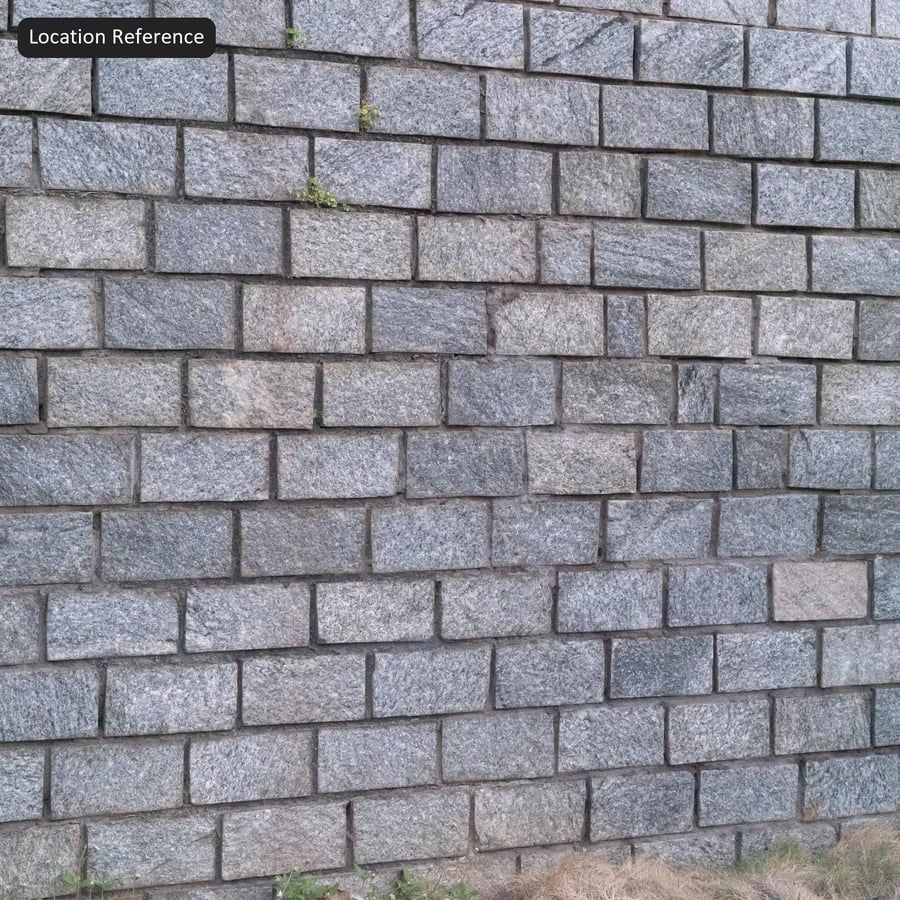Texture de mur en blocs de granit