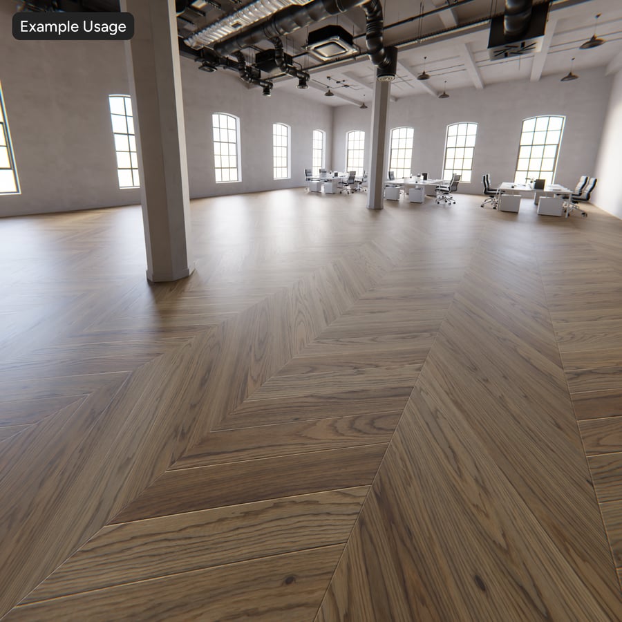 Chevron ek träskivestruktur, rökt beige
