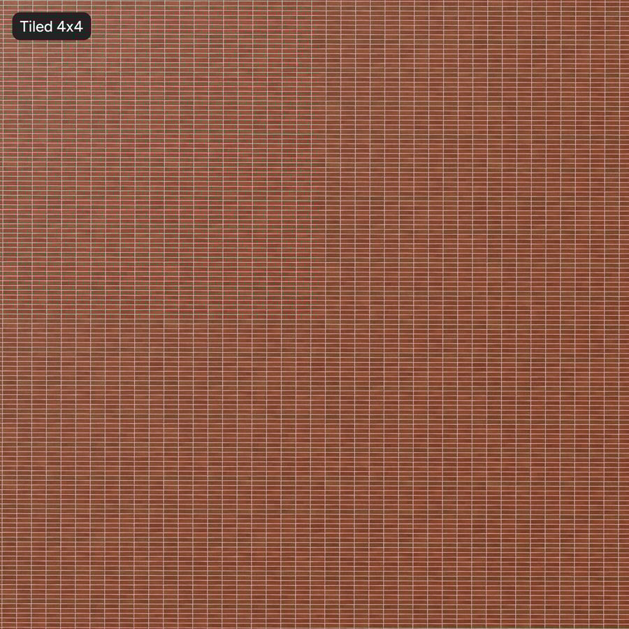 Dragfaced Stack Bond Brick Wall Texture, Red