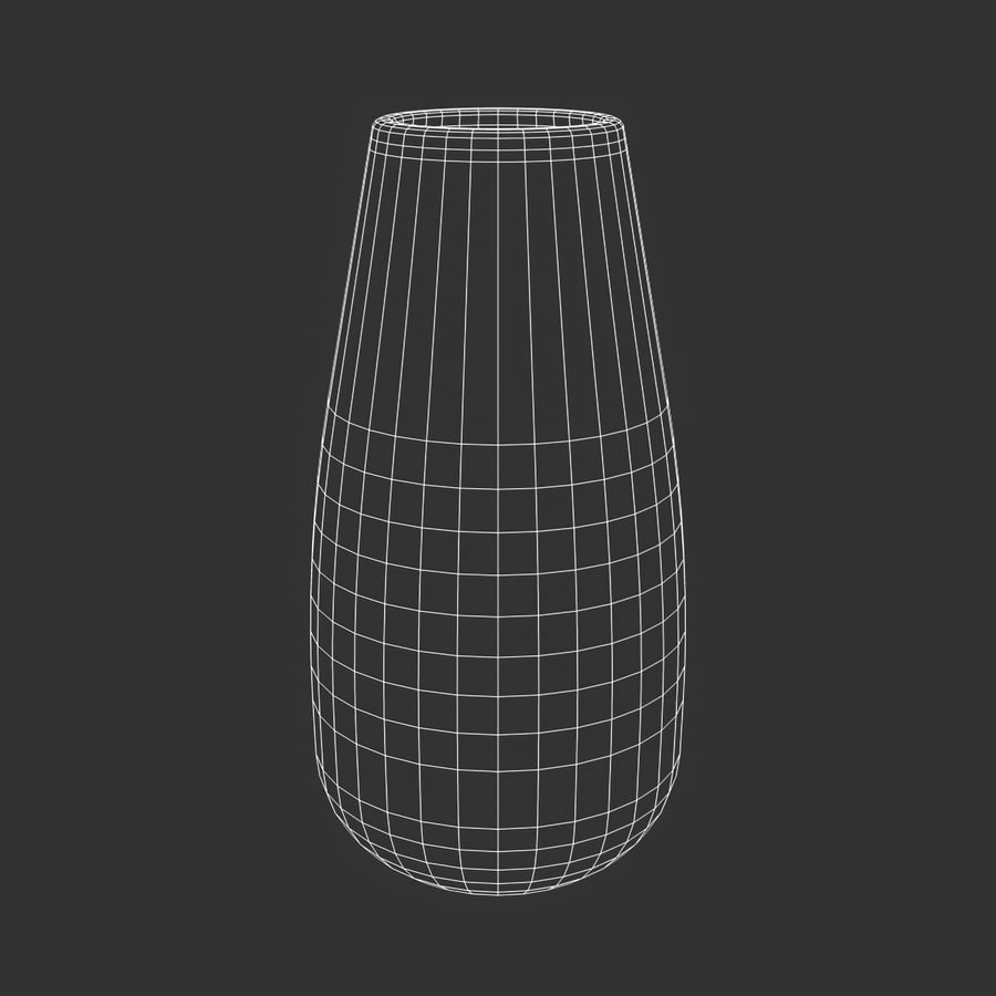 Ribbed Copper Vase Model