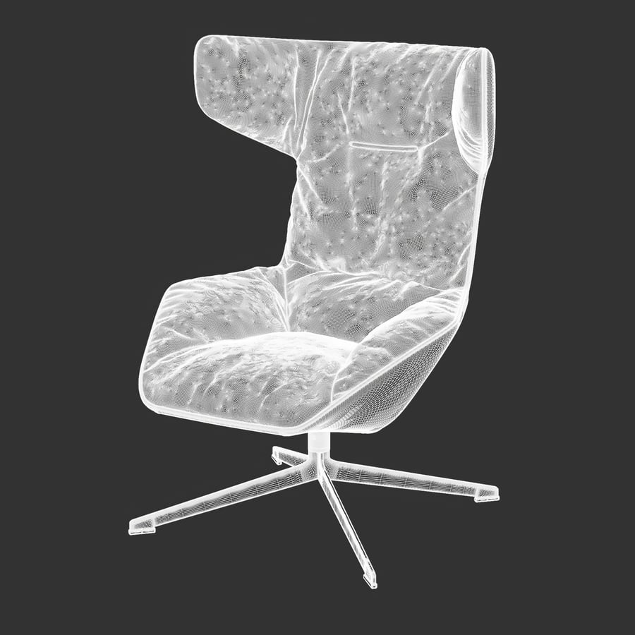 Réplica Moroso Bravata Para Cadeira Modelo Walk, Vermelho