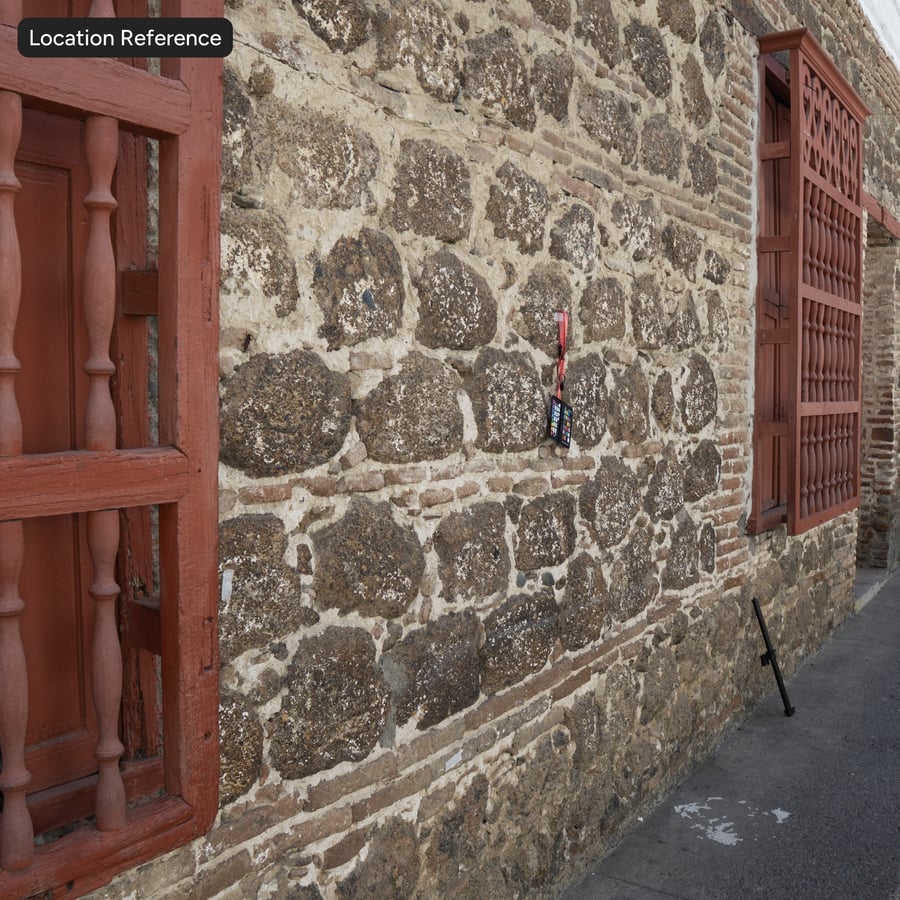 Old Layered Brick and Rubble Wall Texture
