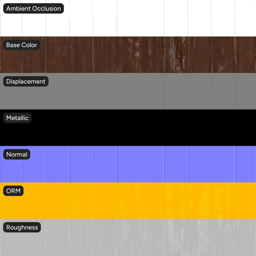 Worn Wood Gate Texture