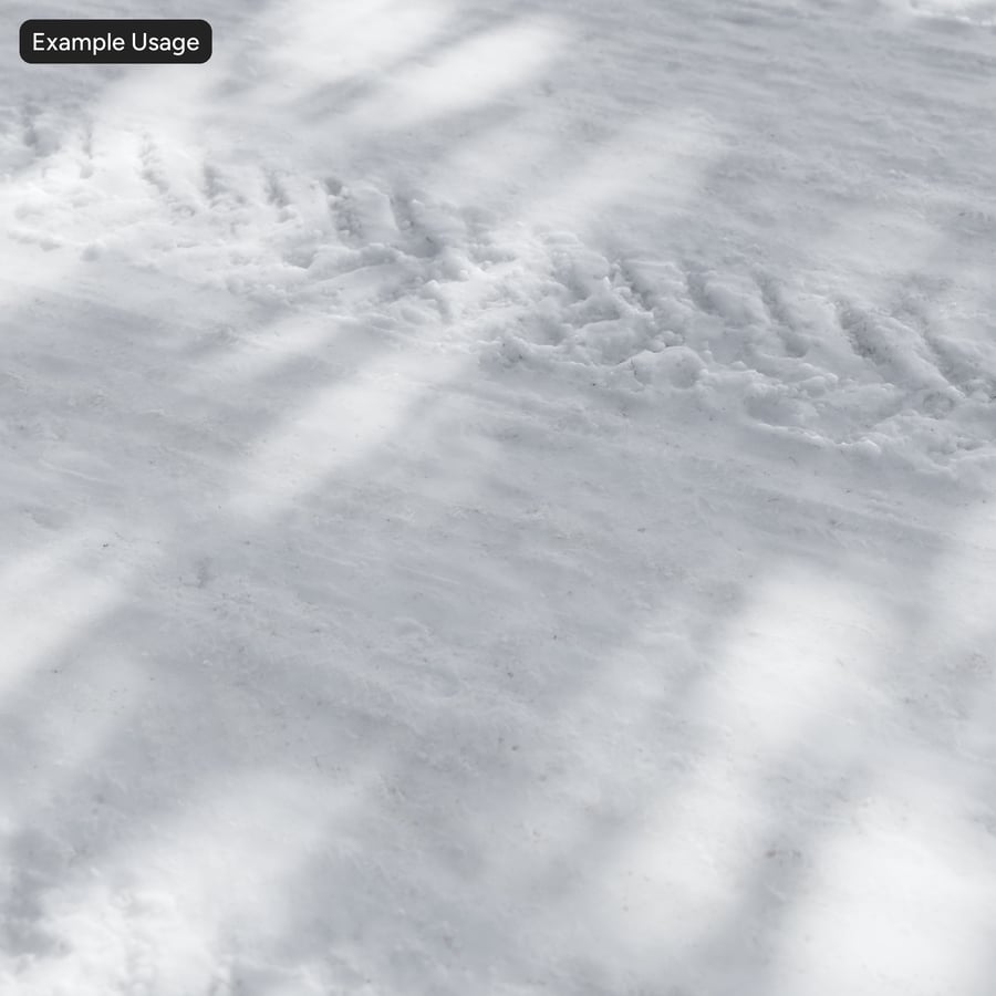 Large Tire Marks on Snow Texture