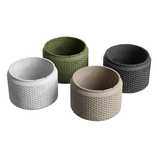 Geometric Concrete Planter Models