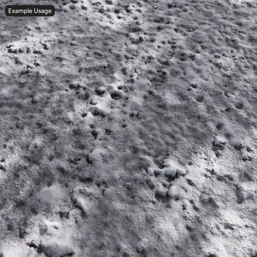 Textura de neve irregular