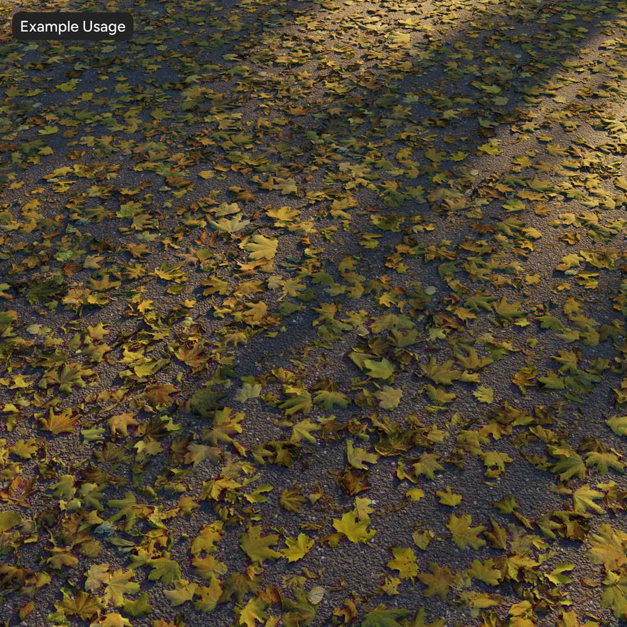 Fallen Leaves Decal Texture