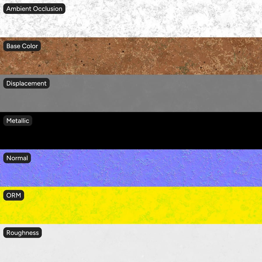 Textura de relva irregular sobre terra, vermelha