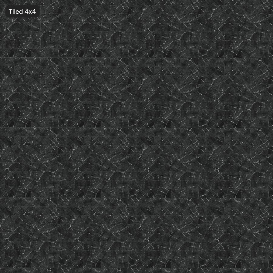 Matná mramorová dlaždice s texturou rybí kosti, Cosmic Grey