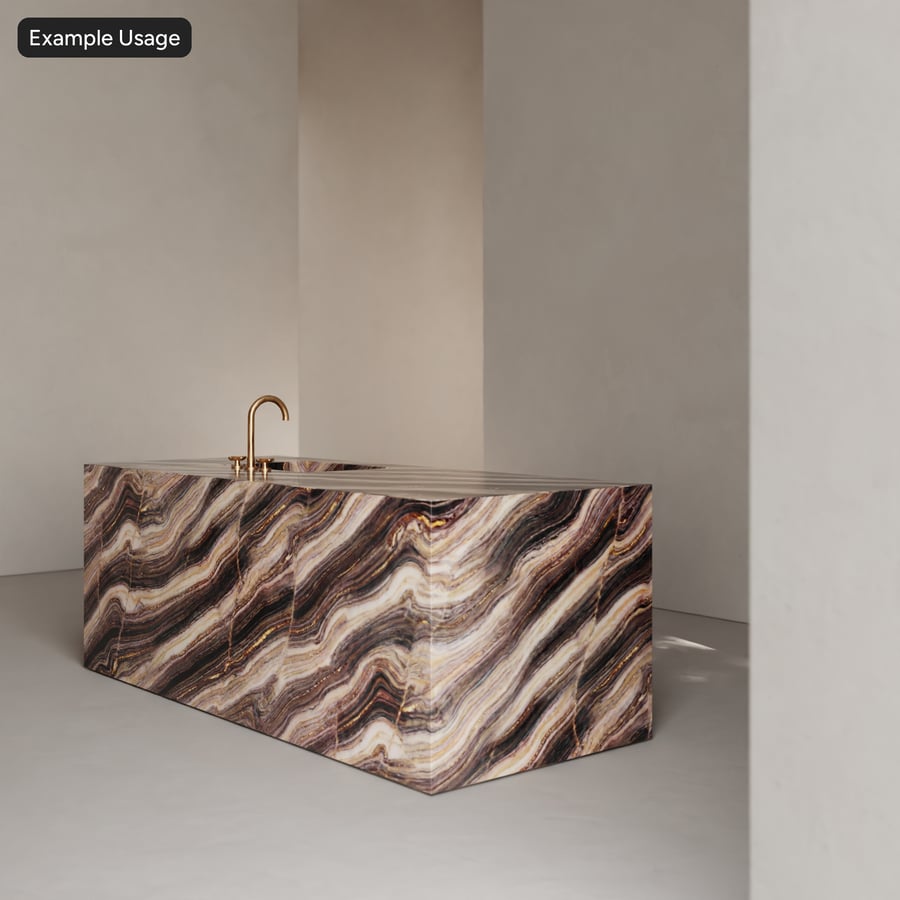 Textura de pedra de mármore Palissandro Bronzo polido, marrom
