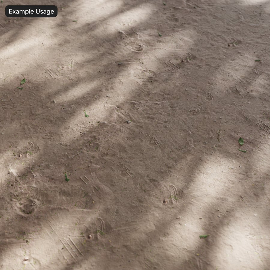 Textura de solo de terra compactada, bege arenoso