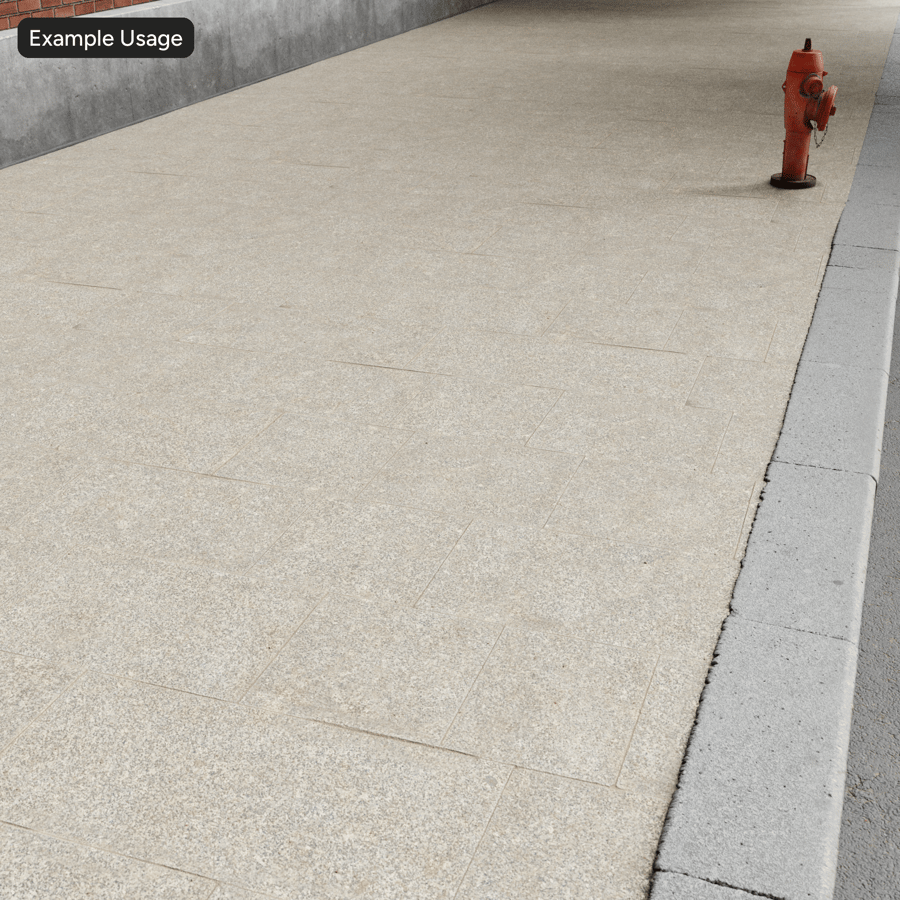 Graniettegel stoeptextuur